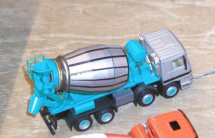 Betonmischer mit funktionsfähiger Trommel