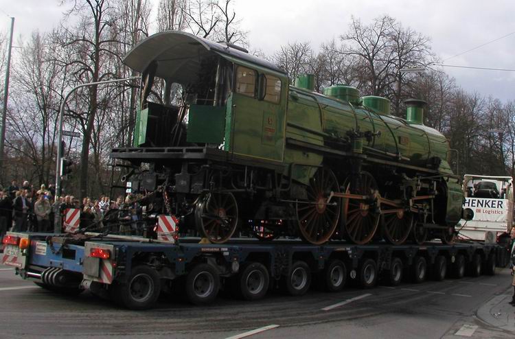 Heckansicht Dempflokomotive Bayerische S3/6 - Copyright: www.olli80.de