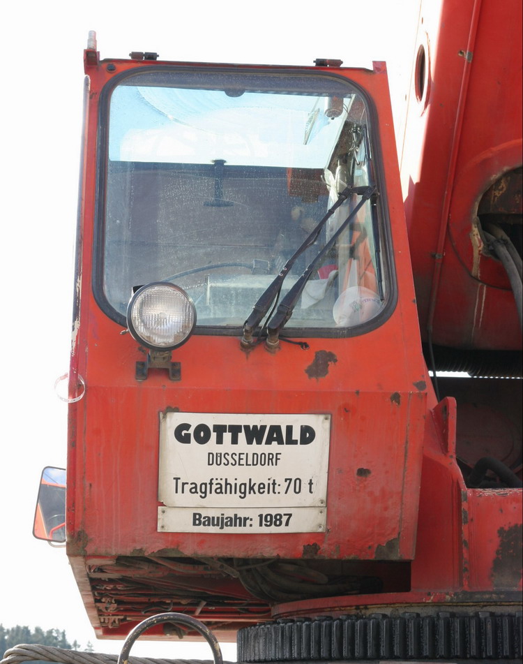 Typenschild Gottwald AMK 71-52