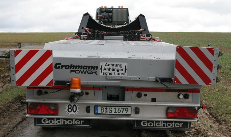 Grohmann Actros MP II 4160 mit Goldhofer Auflieger  - Copyright: www.olli80.de