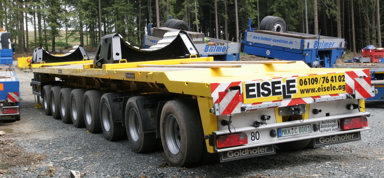 Eisele LTM 11200-9.1 Masttransporter - Copyright: www.olli80.de
