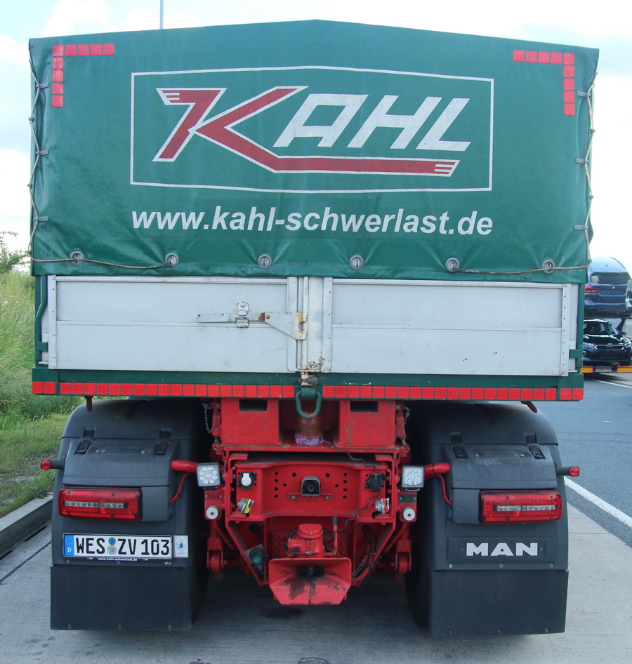 Kahl MAN TGX mit Brückenträger  - Copyright: www.olli80.de