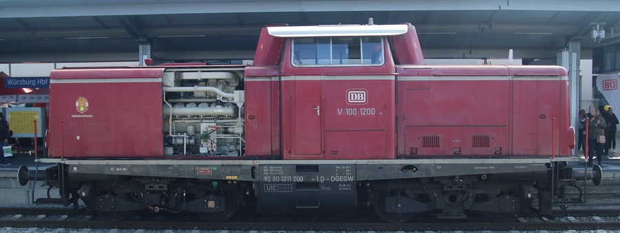 V100 1200 Eisenbahnmuseum Würzburg - Copyright: www.olli80.de