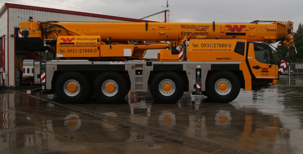 Würzburger Kranverleih GMK 4080L - Copyright: www.olli80.de