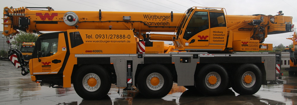 Würzburger Kranverleih GMK 4080L - Copyright: www.olli80.de