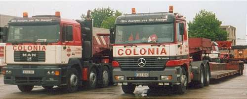 Colonia MAN 41.464 & MB Actros - Copyright: www.olli80.de