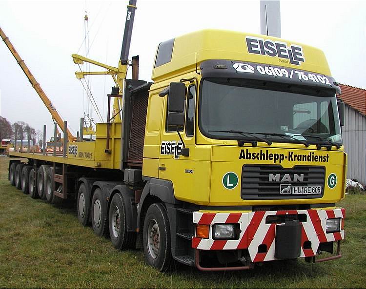 Eisele MAN 41.604 mit sechs-achsigen Ballasttrailer - Copyright: www.olli80.de