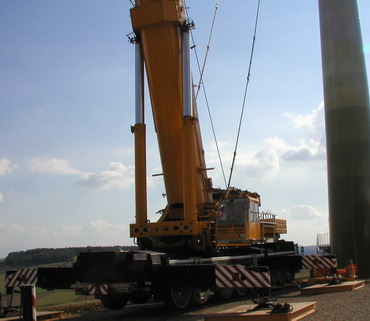 Knaack - LTM 1500 mit 84 Meter langem Teleskopmast - Copyright: www.olli80.de