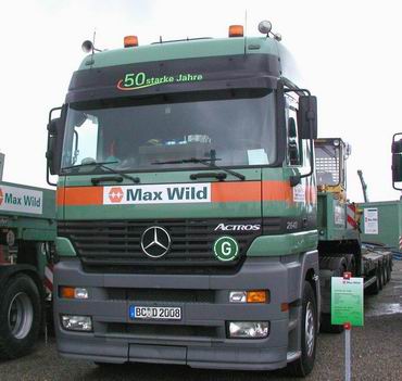 Max Wild MB Actros 2643 mit Nooteboom Semitrailer - Copyright: www.olli80.de