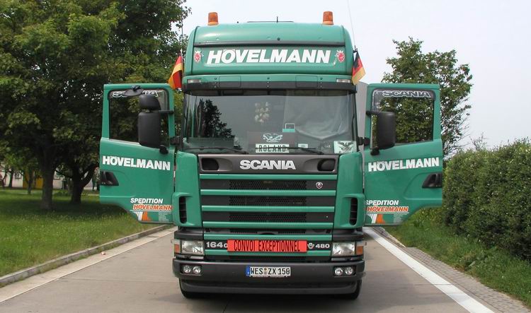 Frontansicht Hövelmann Scania 164 G 480 - Copyright: www.olli80.de
