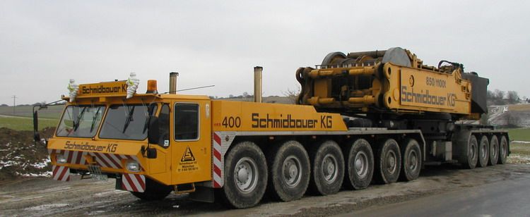 Schmidbauer Gottwald AK 850-103 in Fahrtstellung - Copyright: www.olli80.de