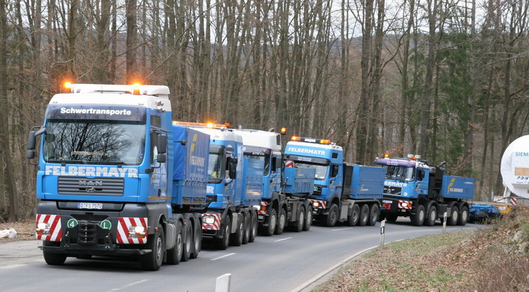 Turbinentransport am Weltenburger Berg