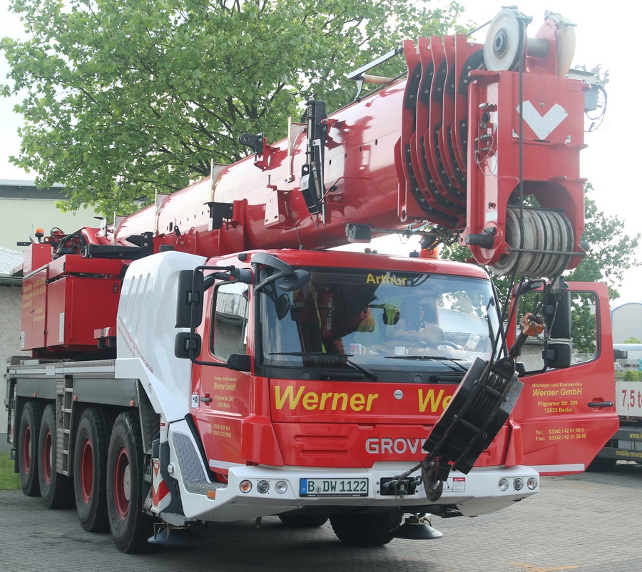 Montage und Kranservice Werner GmbH: GMK 4100 - Copyright: www.olli80.de