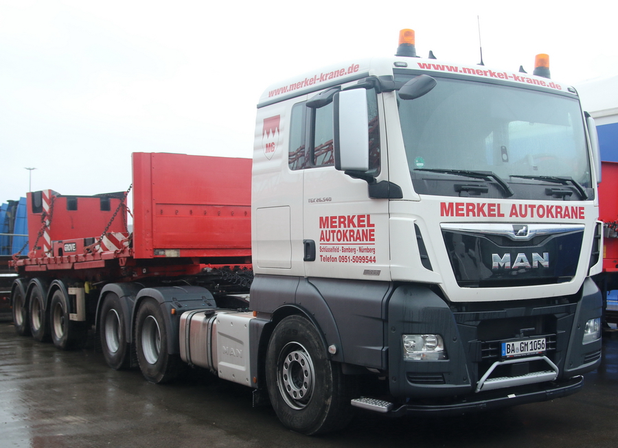 Merkel MAN TGX 26.540 - Copyright: www.olli80.de