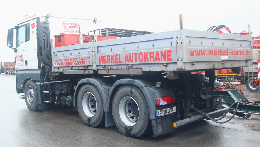 Merkel MAN TGX 26.540 - Copyright: www.olli80.de