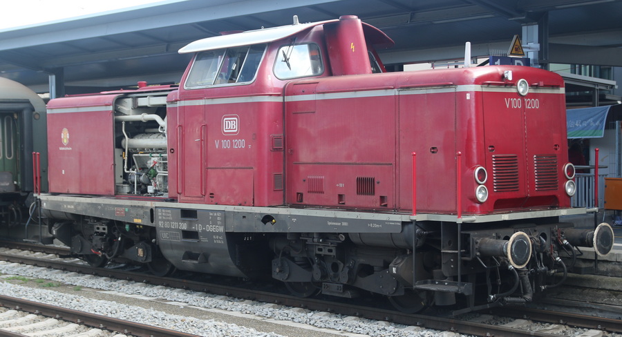 V100 1200 Eisenbahnmuseum Würzburg - Copyright: www.olli80.de