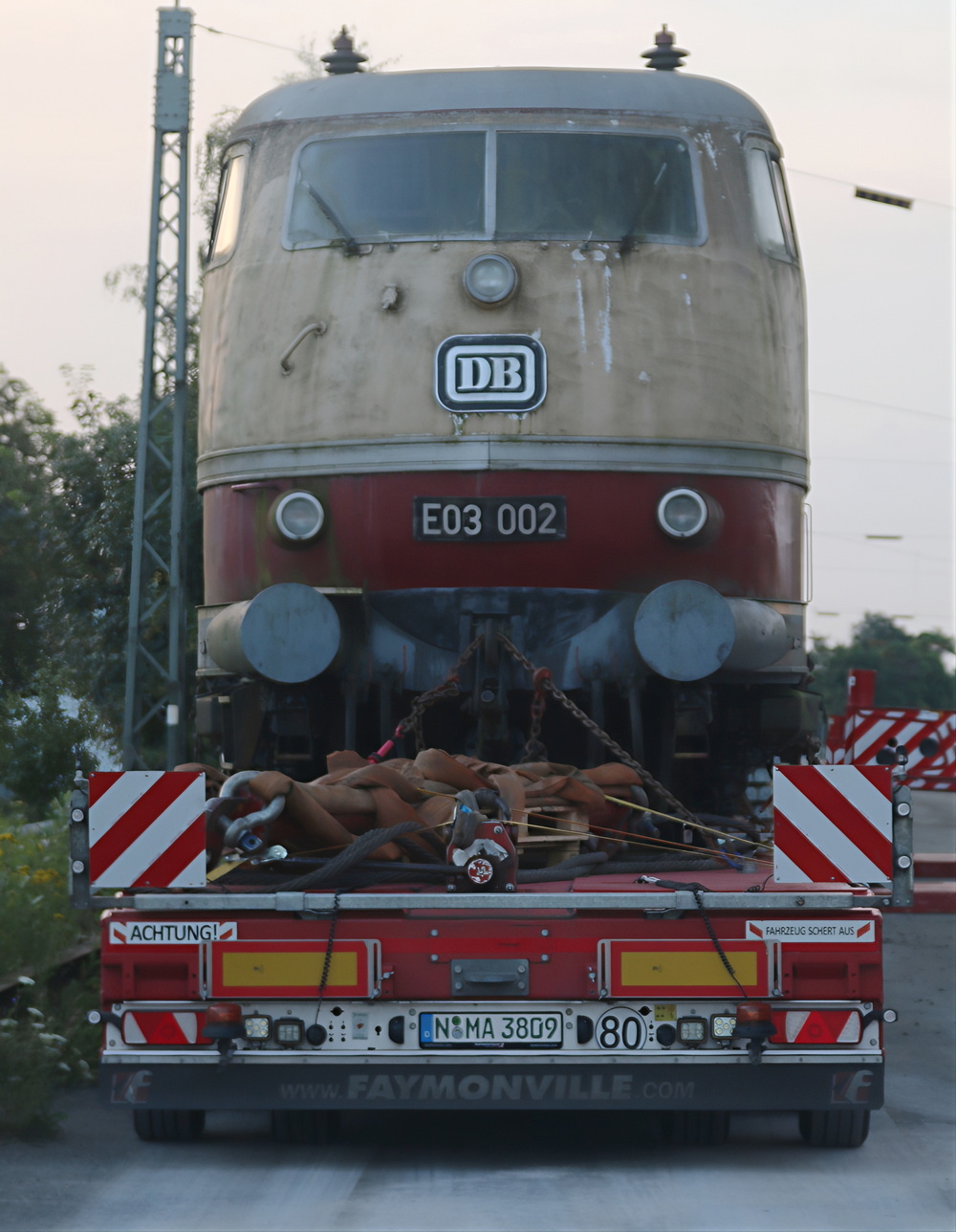 Gebr. Markewitsch - Faymonville CombiMax Pa-X mit E03 002 - Copyright: www.olli80.de