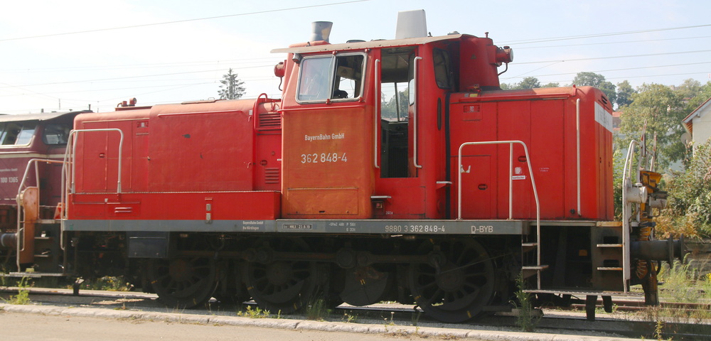 BayernBahn Diesellokomotive 362 848-4 - Copyright: www.olli80.de