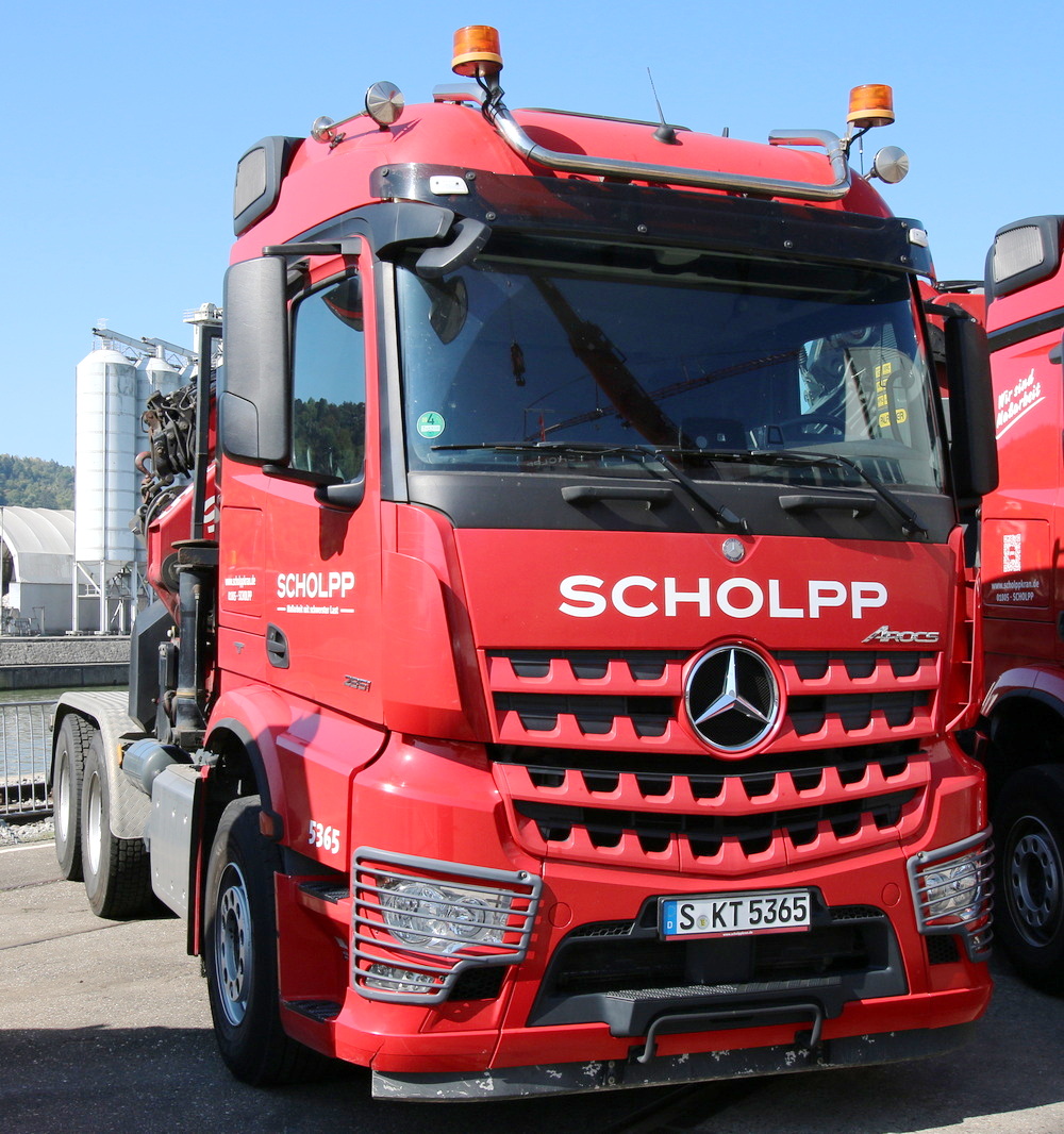 Scholpp MB Arocs 2651 mit Palfinger Ladekran - Copyright: www.olli80.de