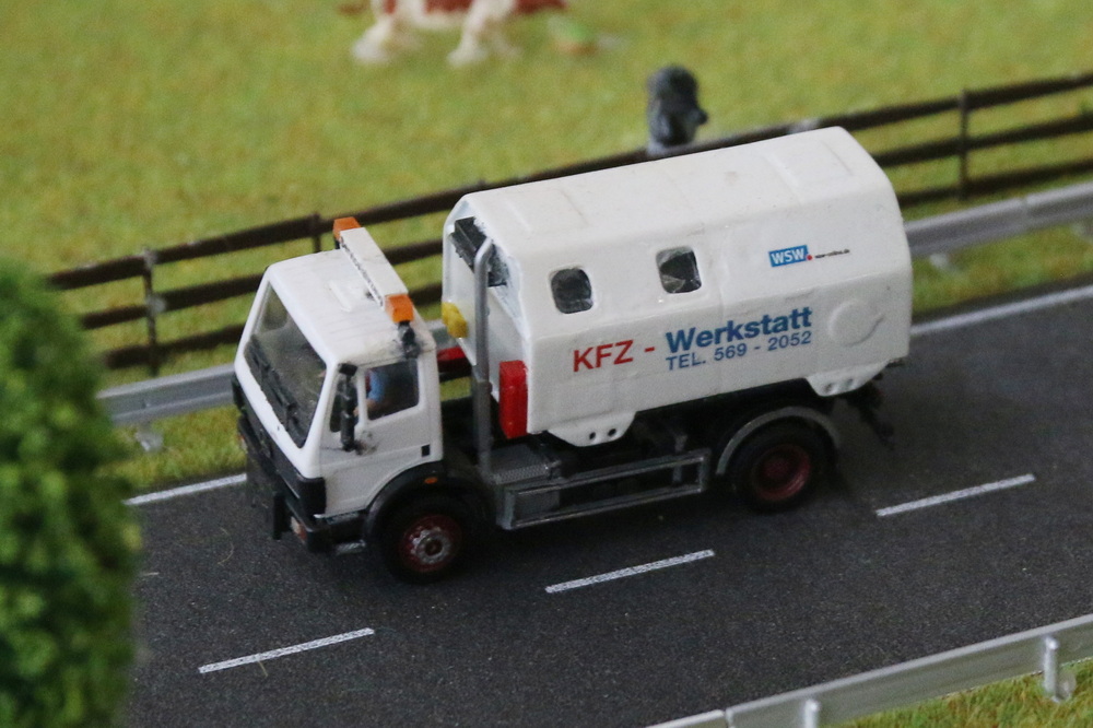 Rolf Kroheck: MB mit Werkstattaufbau - Copyright: www.olli80.de